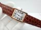 2019 Replica Cartier Tank Solo Rose Gold Brown Leather Strap Watch 27mm (3)_th.jpg